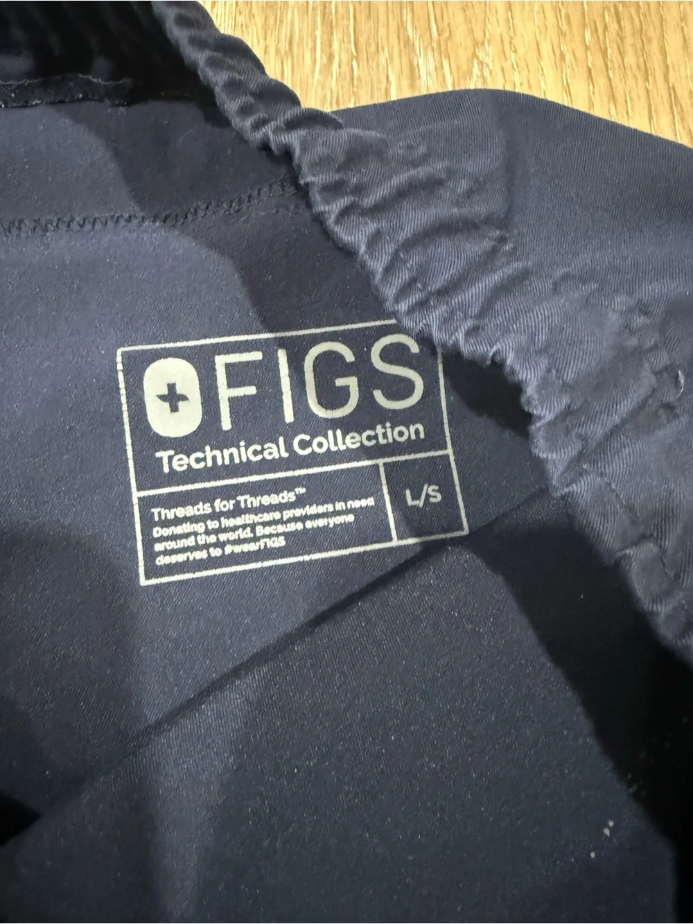 FIGS Mens Navy Drawstring Jogger Scrub Pants